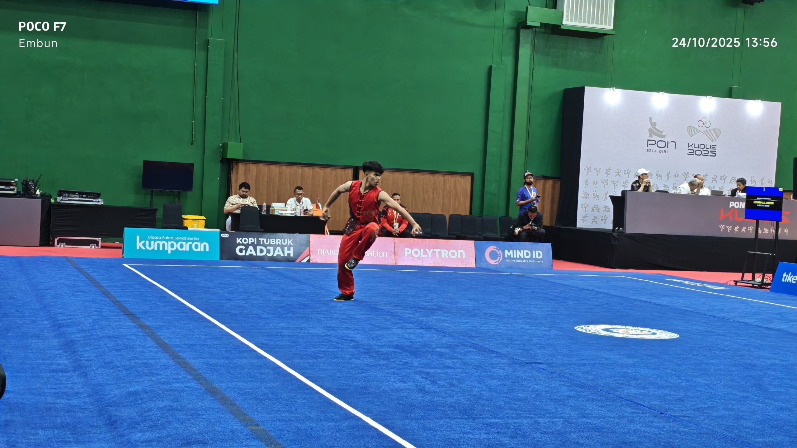 PON Beladiri 2025: 8 Atlet Wushu dan Karate Sumbar Siap Tempur Hari Ini