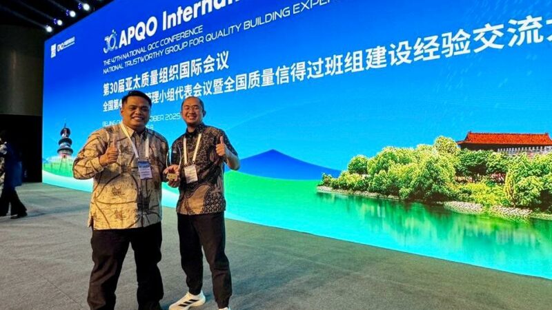 Tim 'Nabuang Sarok' PT Semen Padang Raih Penghargaan Tertinggi di Ajang Inovasi Internasional APQO 2025