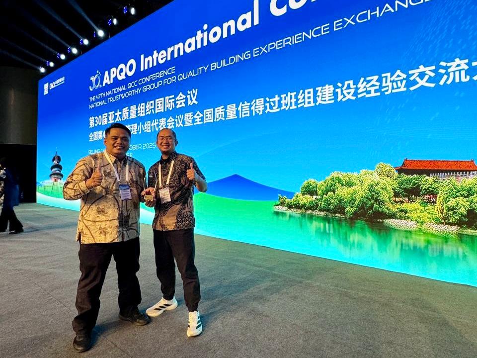 Tim ‘Nabuang Sarok’ PT Semen Padang Raih Penghargaan Tertinggi di Ajang Inovasi Internasional APQO 2025