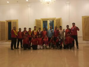 PON Beladiri 2025: Tempuh Perjalanan 4 Hari dari Kudus, Tim Sambo Sumbar Bawa 3 Medali Emas