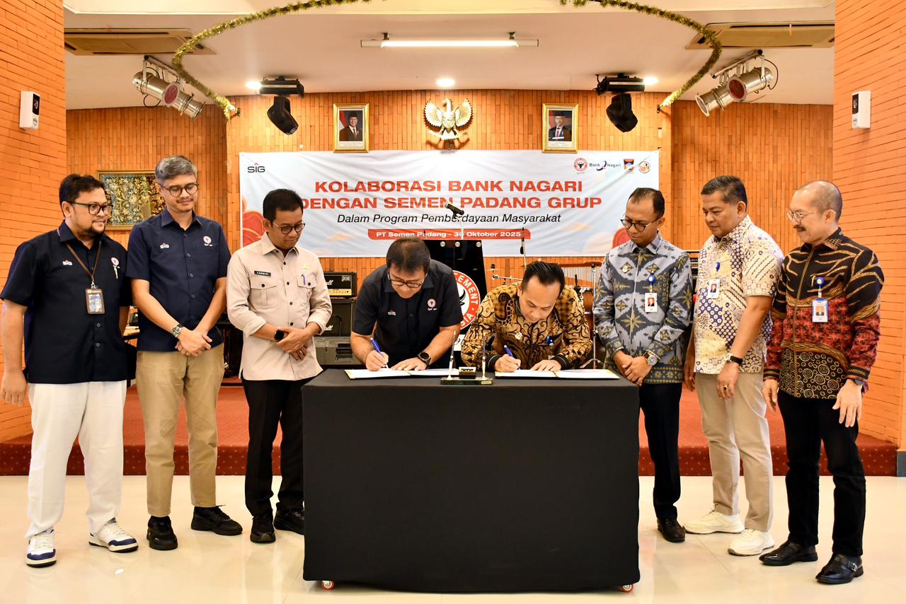 Kolaborasi CSR: PT Semen Padang dan Bank Nagari Dorong Pengelolaan Sampah Berkelanjutan