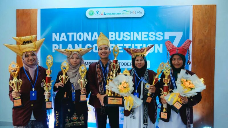 UIN Imam Bonjol Padang berhasil meraih juara umum pada kategori Business Plan pada gelaran National Business Plan Competition 7