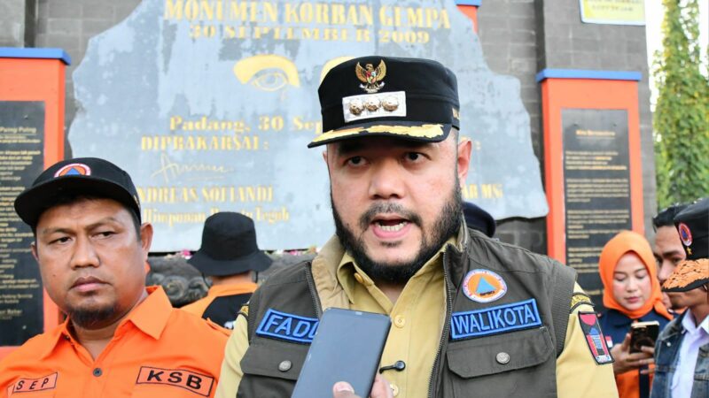 Wako Fadly Amran Pimpin Peringatan 16 Tahun Gempa Padang