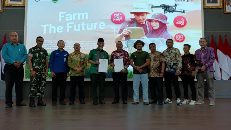 Gubernur Sumbar Canangkan Gerakan 'Farm the Future', Bangkitkan Semangat Bertani Generasi Muda