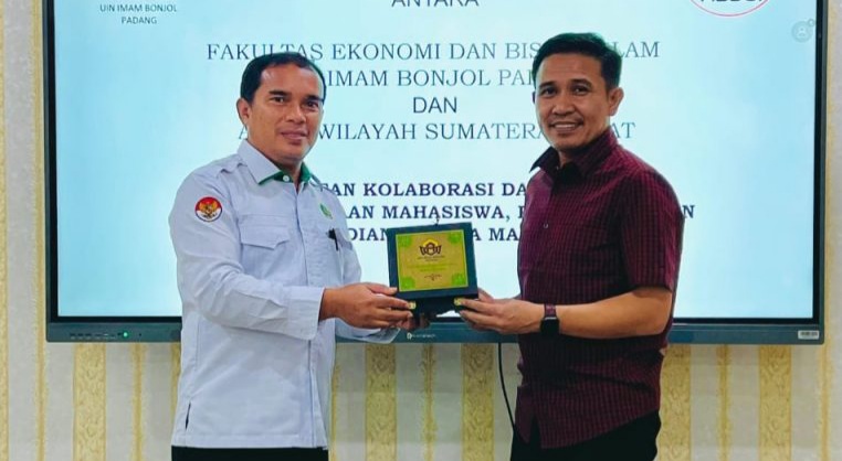 FEBI Universitas Islam Negeri (UIN) Imam Bonjol Padang menjalin kerja ama dengan Dewan Pimpinan Wilayah DPW ABDSI