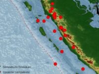 BMKG Padang Panjang mencatat ada 28 kali gempa bumi terjadi di Sumatra Barat (Sumbar) dan sekitarnya pada periode 17-23 Oktober 2025.