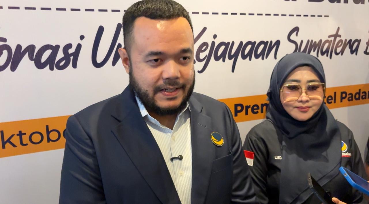 Rakerwil Partai NasDem Sumbar, Fadly Amran Tegaskan Politik Tanpa Mahar