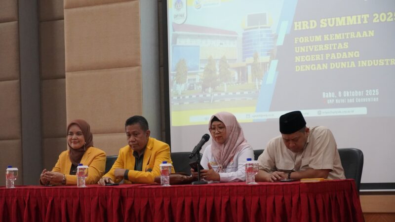 Forum Perdana HRD Summit, UNP Ajak 35 Perusahaan Rancang Kompetensi Lulusan