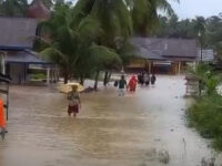 Badan Penanggulangan Bencana Daerah atau BPBD melaporkan 15 nagari di tujuh kecamatan di Kabupaten  Padang Pariaman kembali terendam banjir