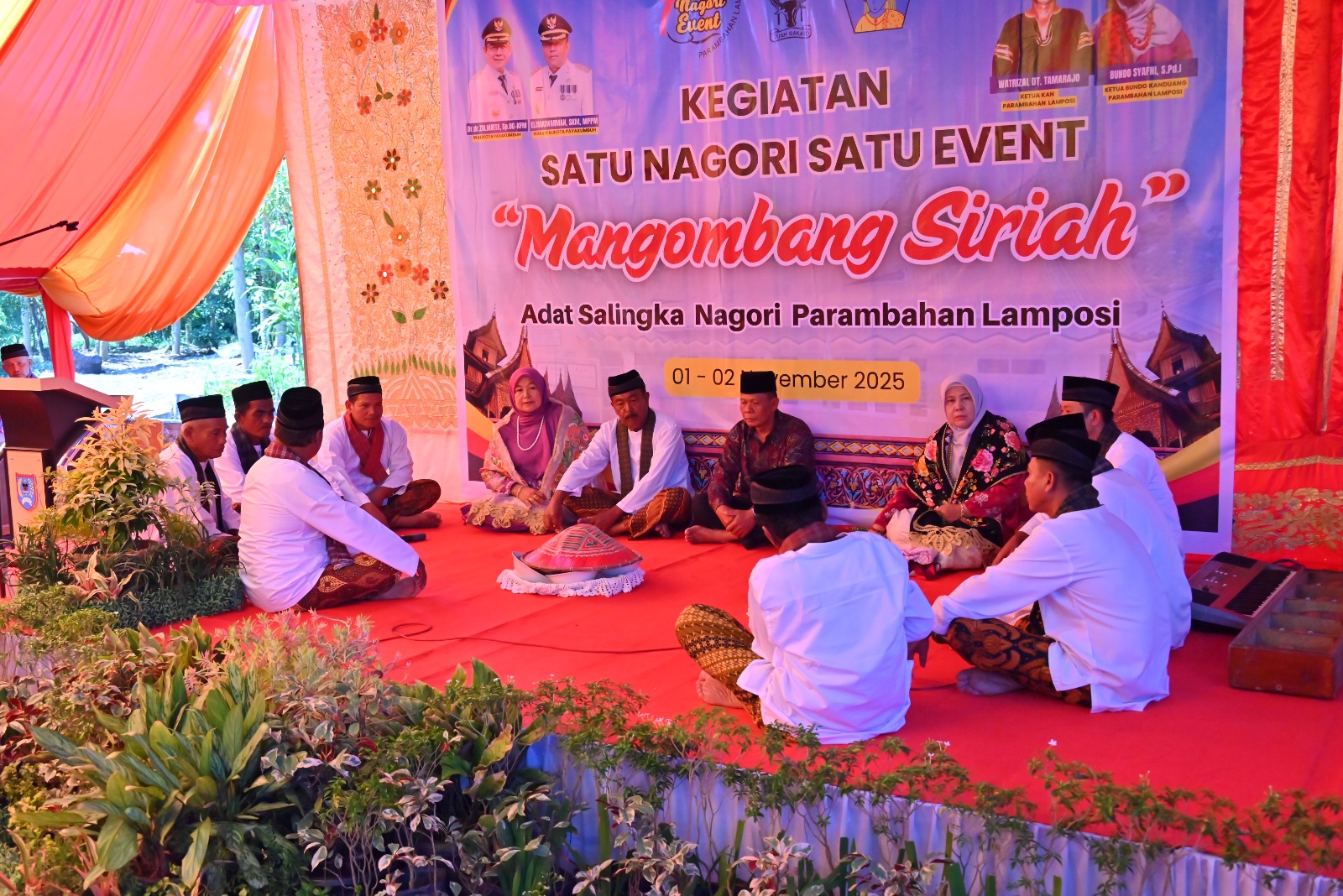 Tradisi ‘Mangombang Siriah’ jadi Penutup Kegiatan Satu Nagari Satu Event di Payakumbuh
