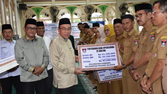 Terakhir Kecamatan Padang Selatan, Pemko Tuntaskan Penyaluran Dana Operasional Triwulan III