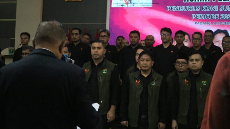 KONI Sumbar Komit Kawal Pencairan Bonus Atlet dan Persiapan Porprov 2026