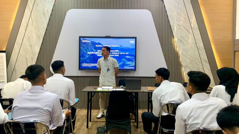 Edukasi Publik, KAI Sumbar Tegaskan Rekrutmen Hanya Lewat Laman Resmi Perusahaan