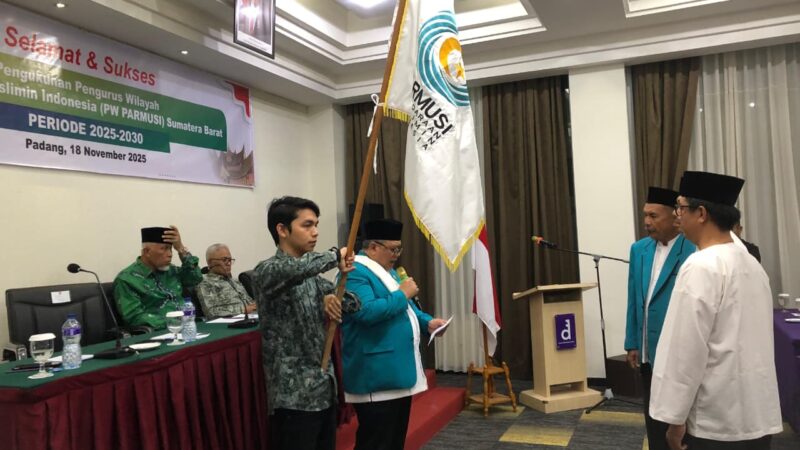Pengurus PARMUSI Sumbar Resmi Dilantik, Gubernur Ajak Perkuat Dakwah hingga Pelosok
