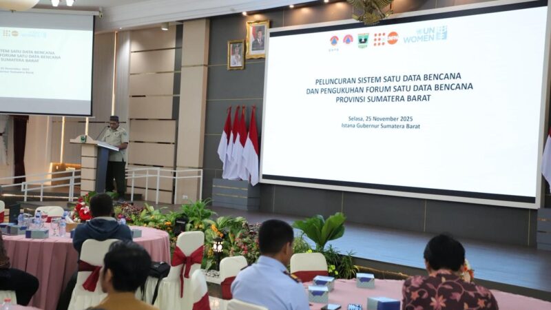 Transformasi Kebencanaan Sumbar: BNPB dan BPBD Luncurkan Tata Kelola Satu Data
