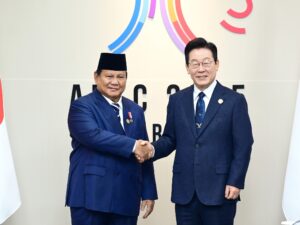 Presiden Republik Korea, Lee Jae-myung menyampaikan pujian dan apresiasi kepada Presiden Republik Indonesia, Prabowo Subianto.