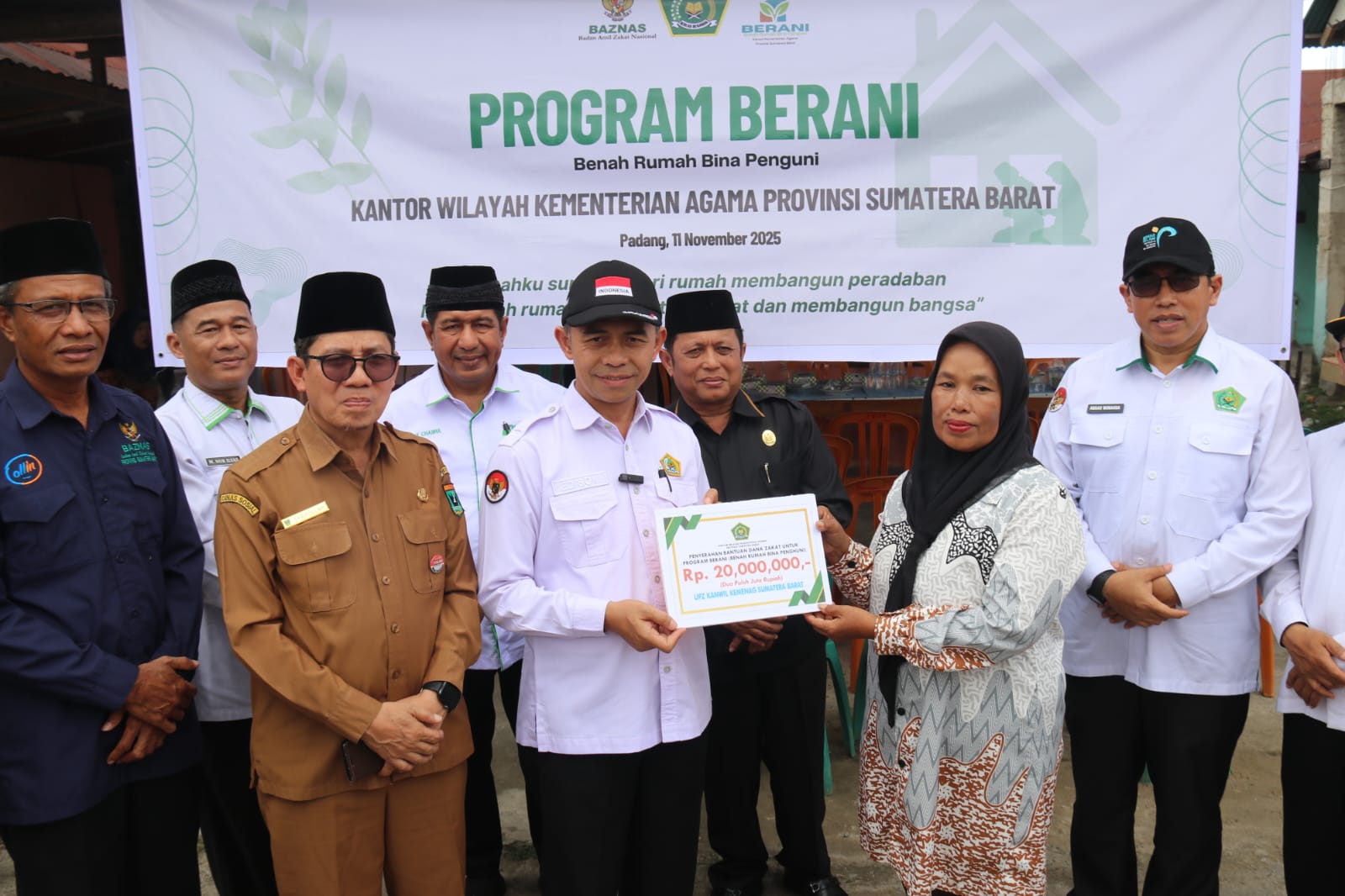 Peduli Masyarakat Kurang Mampu, Kemenag Sumbar Luncurkan Program BERANI