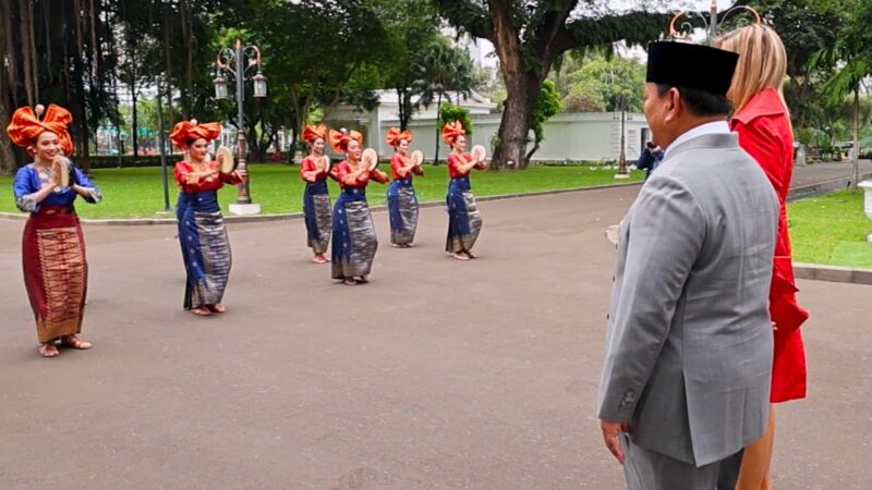 Prabowo Subianto menerima kedatangan Advokat Khusus Sekretaris Jenderal Perserikatan Bangsa-Bangsa untuk Inklusi Keuangan, Ratu Máxima