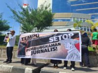 KAJ Sulsel Gelar Aksi Solidaritas: Gugatan Mentan ke TEMPO Dinilai Ancaman Serius bagi Kemerdekaan Pers