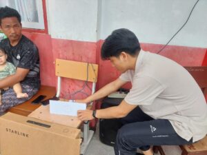 Diskominfo Padang Pasang Starlink dari Komdigi di 4 Posko Bencana