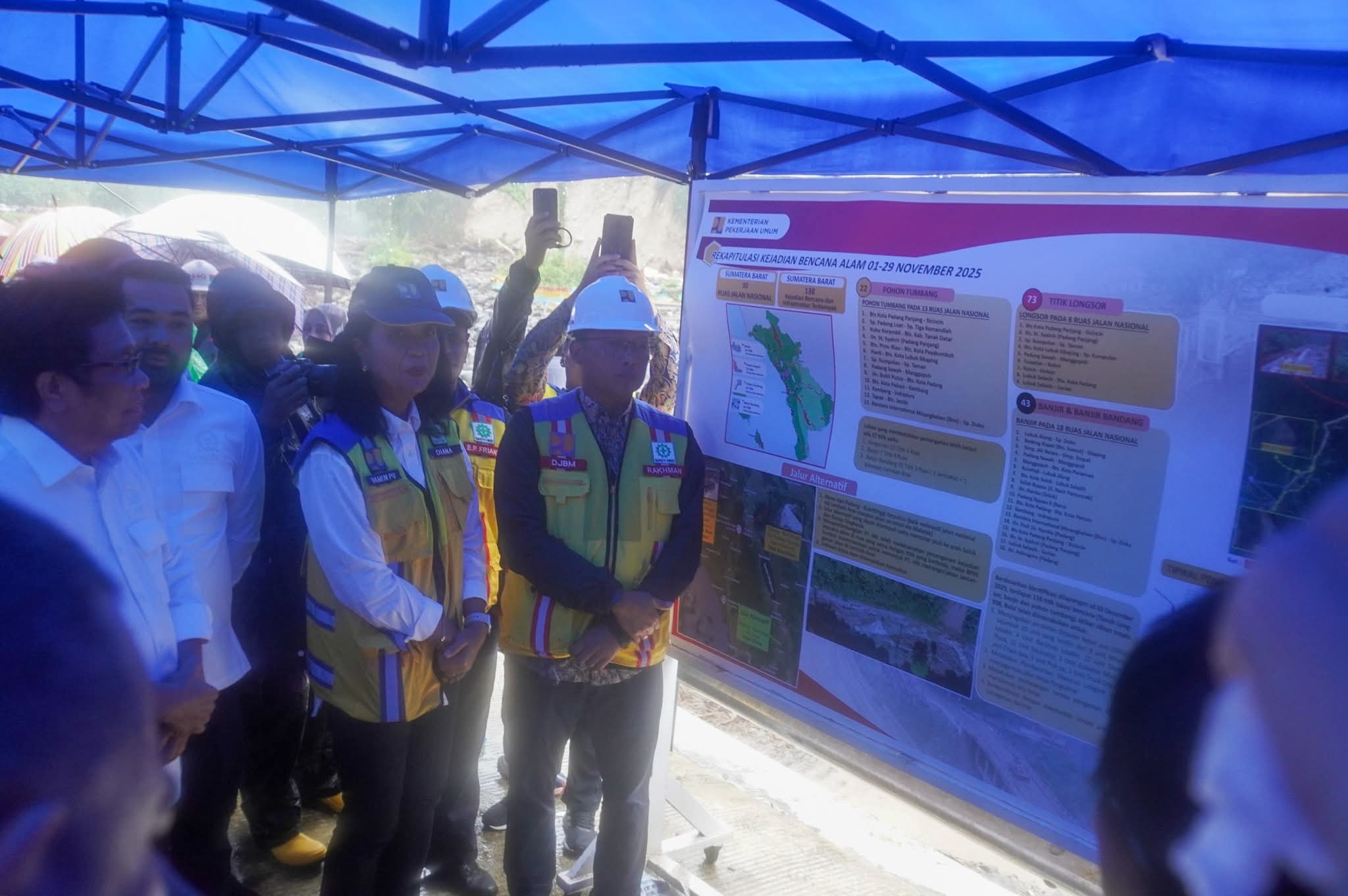 Wamen PU Ingatkan 3 Daerah Tertibkan Bangunan di Sepadan Sungai Kawasan Mega Mendung–Lembah Anai