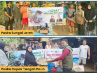 Keluarga Besar Kedokteran Unand Salurkan Bantuan untuk Korban Bencana