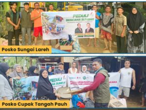 Keluarga Besar Kedokteran Unand Salurkan Bantuan untuk Korban Bencana