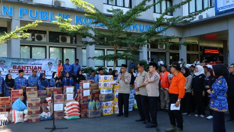 Pemko Payakumbuh Kirim 100 Personel Gabungan Bantu Penanganan Bencana