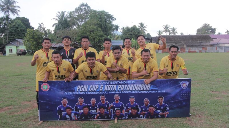 Gol Tunggal Zunedi Antar PGRI Agam Timur Juarai PGRI Cup Payakumbuh 2025