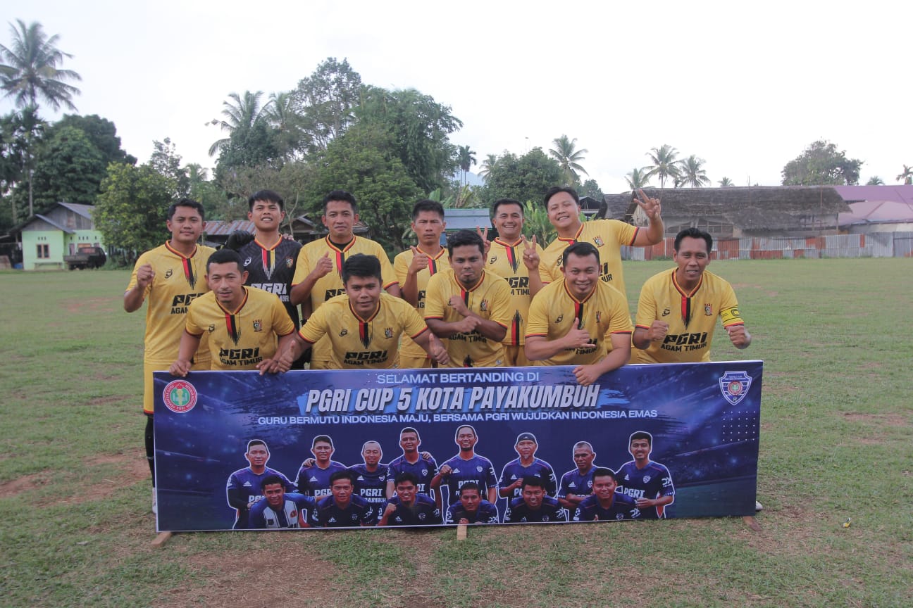 Gol Tunggal Zunedi Antar PGRI Agam Timur Juarai PGRI Cup Payakumbuh 2025