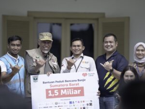 Gubernur Sumbar Terima Bantuan Rp1,5 Miliar untuk Korban Bencana dari Rumah Zakat