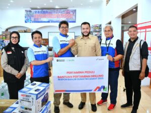 Pemulihan Bencana, Pemko Padang Terima Bantuan dari Pertamina Drilling