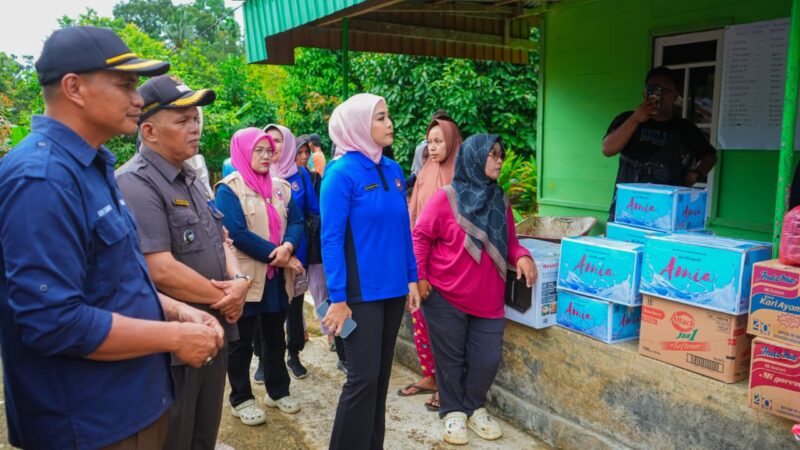 Ketua BKOW Sumbar Salurkan Bantuan untuk Warga Terdampak Bencana di Jorong Arikia Kabupaten Agam