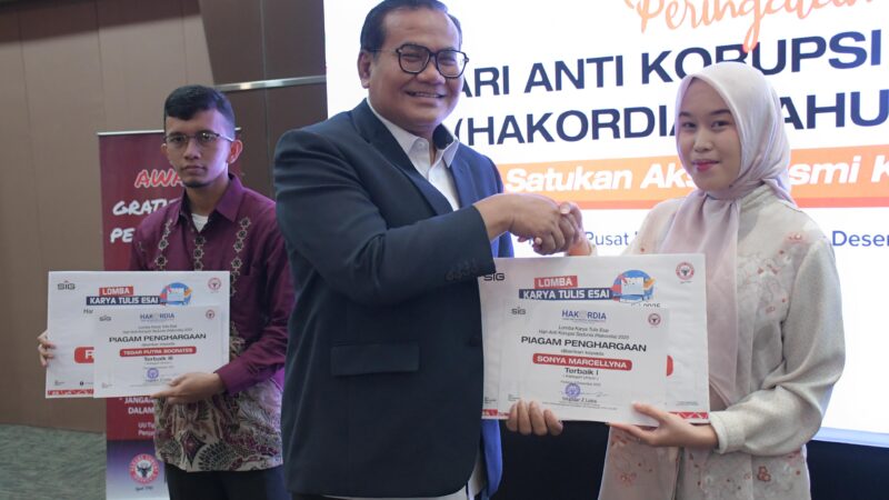 Satukan Aksi, Basmi Korupsi: Semen Padang Umumkan Juara Lomba Esai di Puncak HAKORDIA 2025