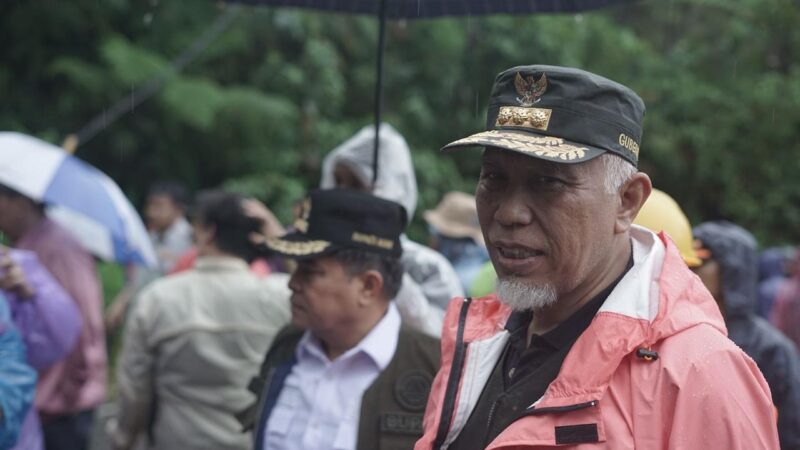 Gubernur Sumbar Imbau Masyarakat Waspadai Potensi Peningkatan Curah Hujan