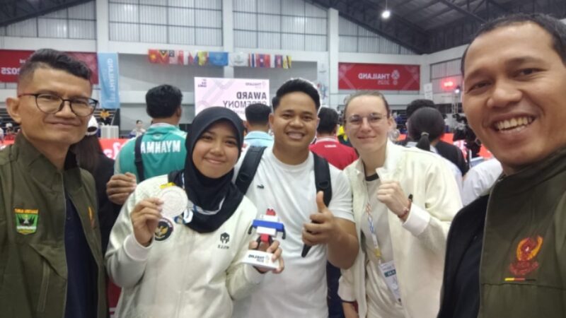 Atlet Teqball Asal Sumbar Zikrha Dwi Putri Raih Perak di SEA Games 2025 Thailand