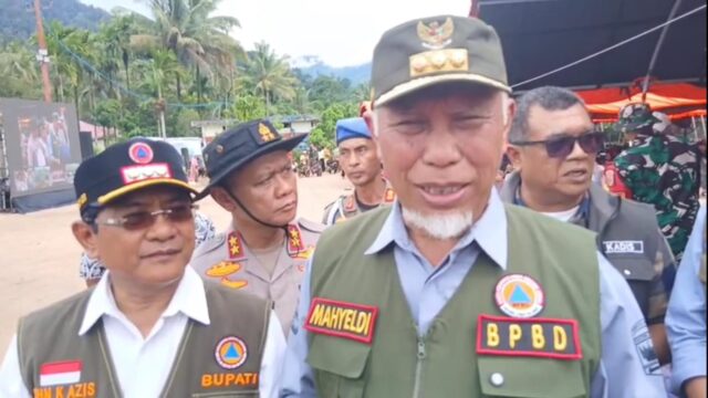 Gubernur Mahyeldi Minta Daerah Terdampak Bencana Segera Siapkan Lahan Huntara