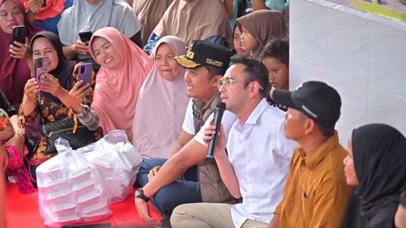 Utusan Khusus Presiden Raffi Ahmad Beri Dukungan Moril Warga Terdampak Bencana di Pasie Laweh