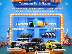 Jelang Tutup 2025, Bank Nagari Hadirkan 2 Program Tabungan Akhir Tahun
