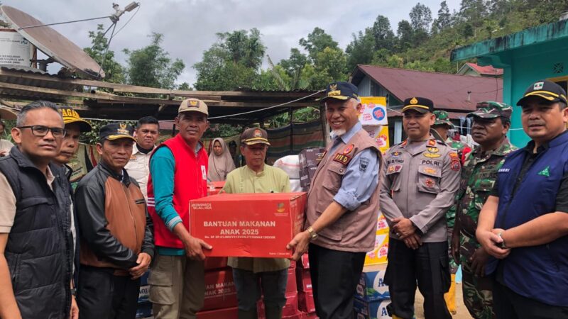 Gubernur Mahyeldi Tinjau Lokasi Terdampak Bencana di Nagari Pagadih Agam