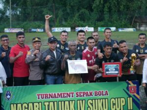 Wali Nagari Taluak IV Suku Cup II Selesai: Bina Muda Juara U-16 dan MPCI Juara U-40