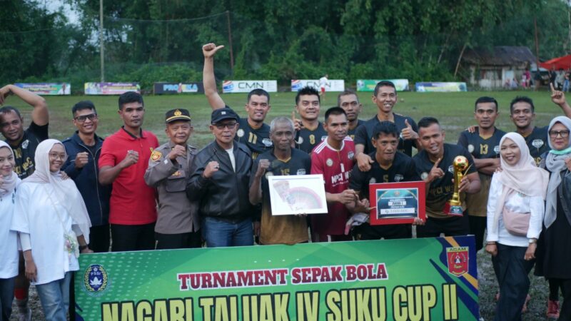 Wali Nagari Taluak IV Suku Cup II Selesai: Bina Muda Juara U-16 dan MPCI Juara U-40