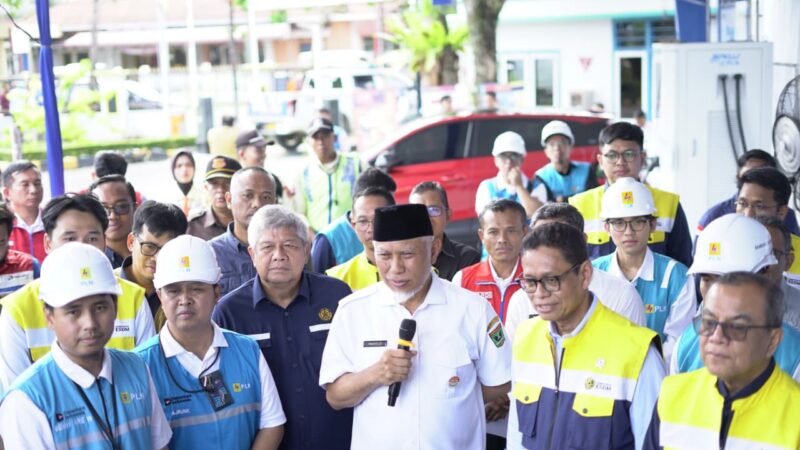 Gubernur Sumbar Dampingi Wamen ESDM Tinjau Kesiapan BBM dan Listrik Jelang Nataru