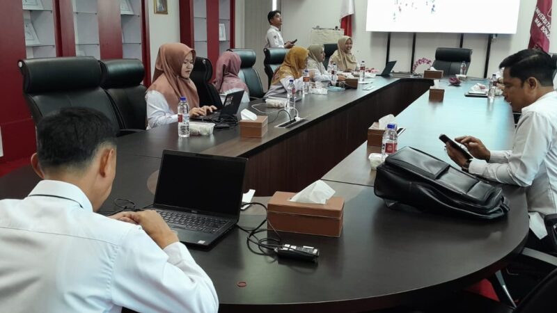 LPM UIN Imam Bonjol Padang menyelenggarakan Focus Group Discussion (FGD) Pemetaan Dokumen Mutu Kemahasiswaan di Gedung Rektorat,