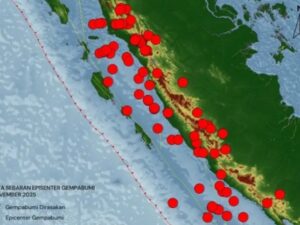 BMKG Padang Panjang mencatat 84 gempa bumi terjadi di Sumatra Barat (Sumbar) dan sekitarnya sepanjang November 2025.