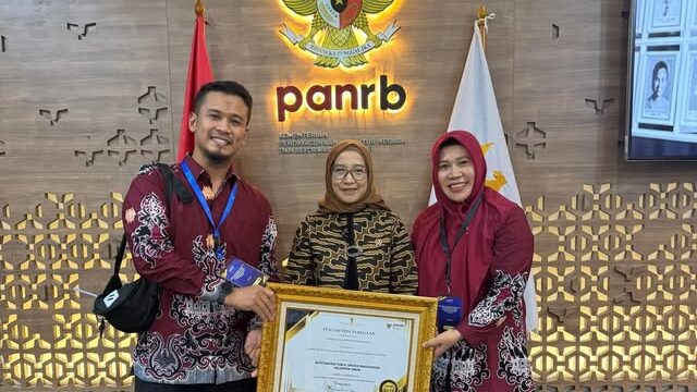 Inovasi Kartu Digital Sungai Rumbai Sehat untuk Eradikasi Stunting (KARDI SARAS) milik Pemkab Dharmasraya berhasil meraih penghargaan OPSI