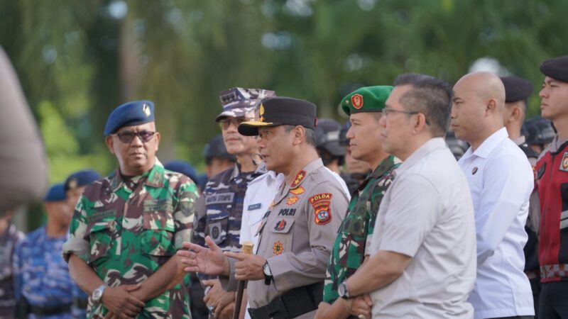 Penertiban Tambang Ilegal, Tim Gabungan Gelar Apel di Kantor Gubernur