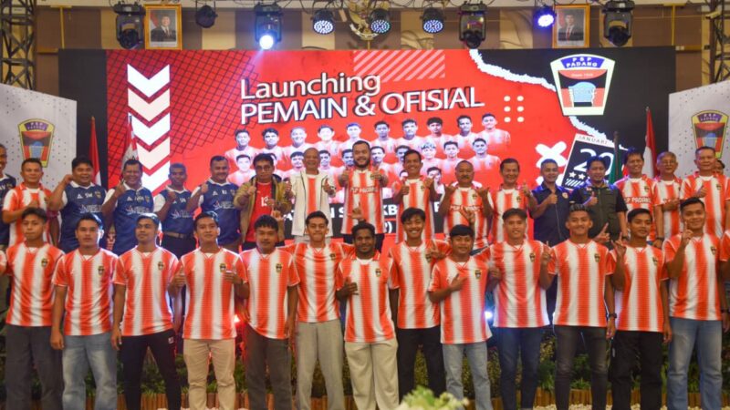 Launching Pemain dan Ofisial PSP Padang, Fadly Amran: Bangkit dan Kembali Berprestasi