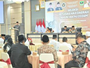 Gubernur Mahyeldi Buka Seleksi Petugas Haji Daerah Sumbar 2026
