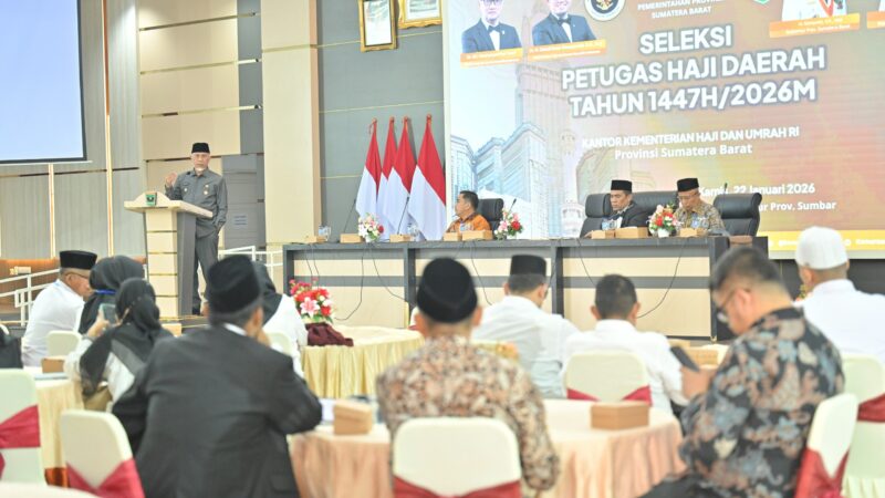 Gubernur Mahyeldi Buka Seleksi Petugas Haji Daerah Sumbar 2026